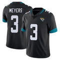 BIPIHUC J.Jaguars #3 Jakobi Meyers Player Black Vapor Untouchable Limited Home Game Stitched Jerseys