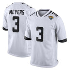 BIPIHUC J.Jaguars #3 Jakobi Meyers Player White Home Game Stitched Jerseys
