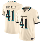 BIPIHUC J.Jaguars #41 Josh Hines-Allen Natural 2026 Rivalries Collection Limited Stitched Jerseys