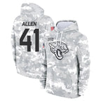 BIPIHUC J.Jaguars #41 Josh Hines-Allen Player Arctic Camo Salute to Service Hoodies Limited Game Stitched Jerseys