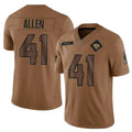 BIPIHUC J.Jaguars #41 Josh Hines-Allen Player Brown Salute To Service Limited Football Jerseys