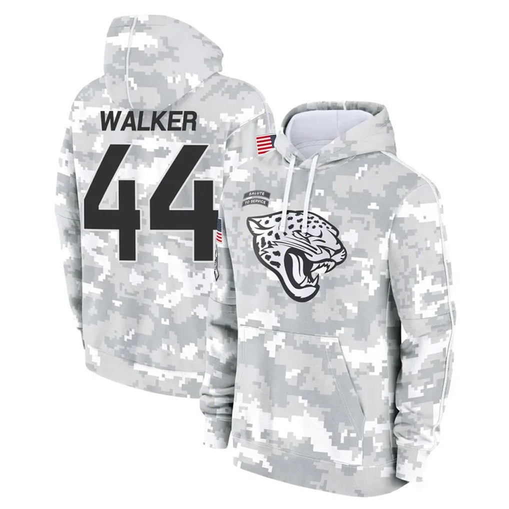 BIPIHUC J.Jaguars #44 Travon Walker Player Arctic Camo Salute to Service Hoodies Limited Game Stitched Jerseys