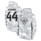 BIPIHUC J.Jaguars #44 Travon Walker Player Arctic Camo Salute to Service Hoodies Limited Game Stitched Jerseys