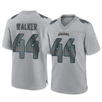 BIPIHUC J.Jaguars #44 Travon Walker Player Gray Atmosphere Fashion Home Game Stitched Jerseys