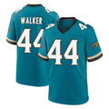 BIPIHUC J.Jaguars #44 Travon Walker Player Teal Prowler Throwback Limited Home Game Stitched Jerseys