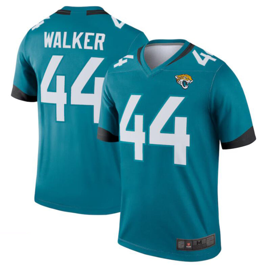 BIPIHUC J.Jaguars #44 Travon Walker Teal Legend Jersey American Stitched Jersey
