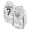 BIPIHUC J.Jaguars #7 Brian Thomas Jr. Player Arctic Camo Salute to Service Hoodies Limited Game Stitched Jerseys