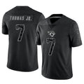 BIPIHUC J.Jaguars #7 Brian Thomas Jr. Player Black RFLCTV Limited Stitched Jerseys