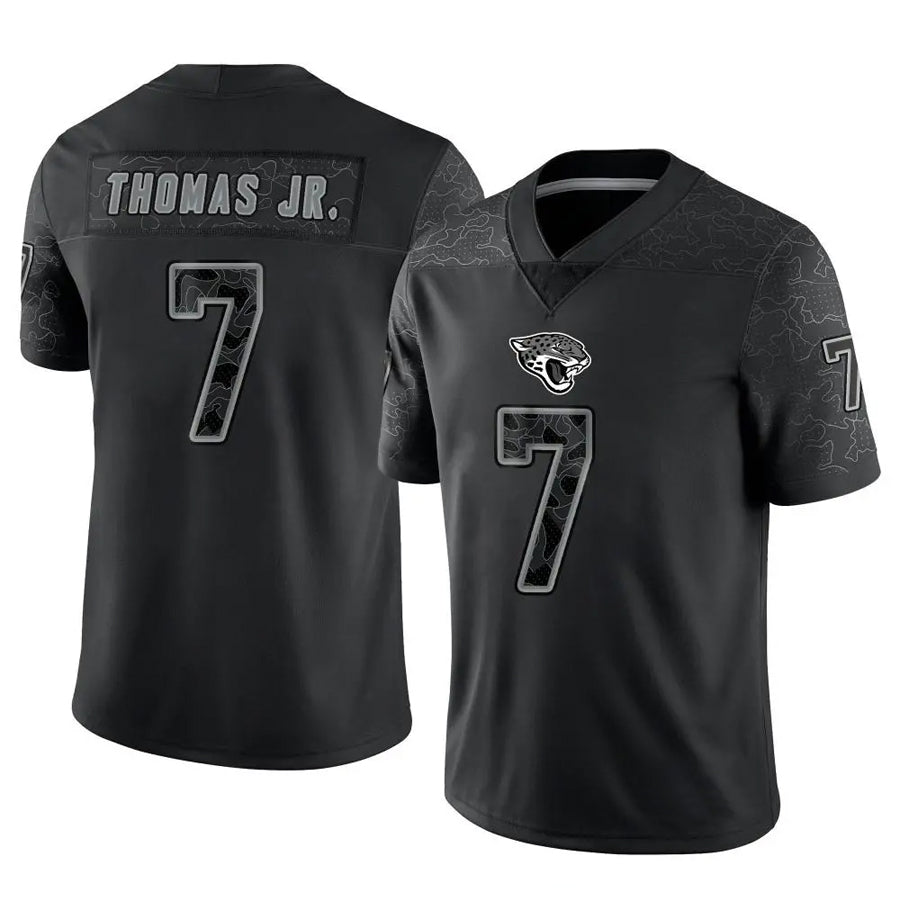 BIPIHUC J.Jaguars #7 Brian Thomas Jr. Player Black RFLCTV Limited Stitched Jerseys