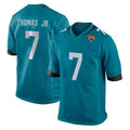 BIPIHUC J.Jaguars #7 Brian Thomas Jr. Player Teal Home Game Stitched Jerseys