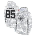 BIPIHUC J.Jaguars #85 Brenton Strange Player Arctic Camo Salute to Service Hoodies Limited Game Stitched Jerseys