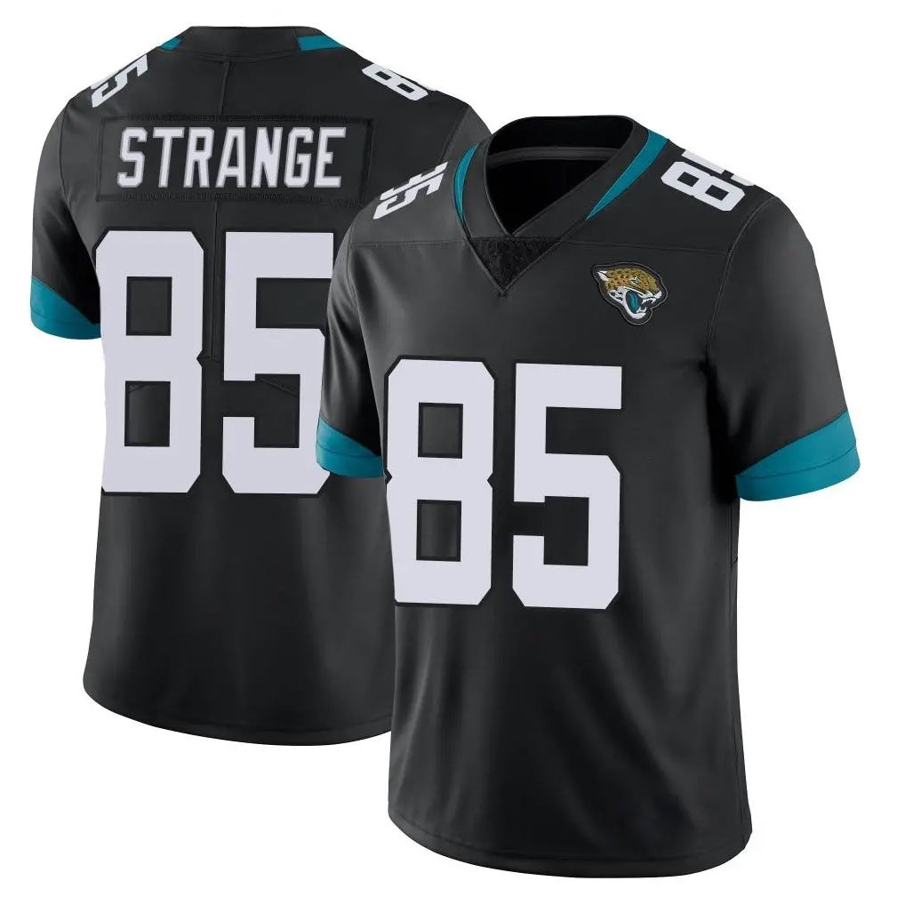 BIPIHUC J.Jaguars #85 Brenton Strange Player Black Vapor Untouchable Limited Home Game Stitched Jerseys