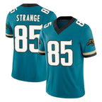 BIPIHUC J.Jaguars #85 Brenton Strange Player Teal Prowler Throwback Vapor F.U.S.E. Limited Home Game Stitched Jerseys