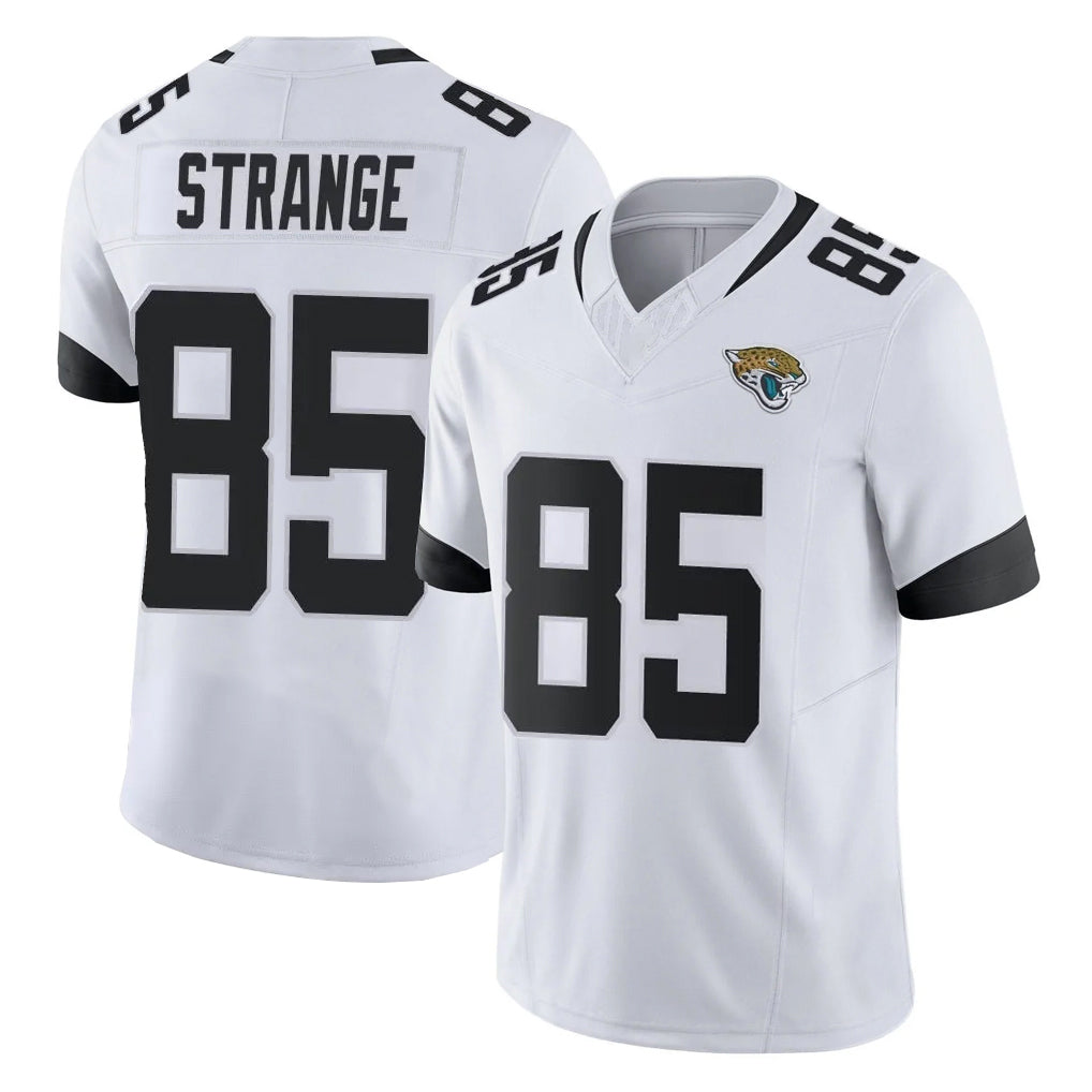 BIPIHUC J.Jaguars #85 Brenton Strange Player White Vapor F.U.S.E. Limited Home Game Stitched Jerseys