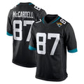 BIPIHUC J.Jaguars #87 Keenan McCardell Player Black Home Game Stitched Jerseys
