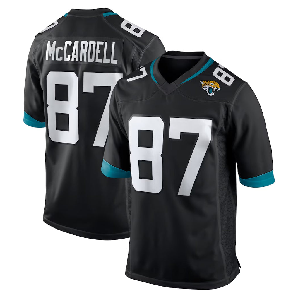 BIPIHUC J.Jaguars #87 Keenan McCardell Player Black Home Game Stitched Jerseys