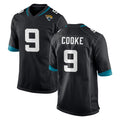 BIPIHUC J.Jaguars #9 Logan Cooke Player Black Home Game Stitched Jerseys