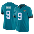 BIPIHUC J.Jaguars #9 Logan Cooke Player Teal Vapor F.U.S.E. Limited Home Game Stitched Jerseys