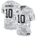 BIPIHUC KC.Chiefs #10 Isiah Pacheco Player Arctic Camo Salute to Service Limited Stitched Jerseys