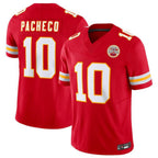 BIPIHUC KC.Chiefs #10 Isiah Pacheco Red Vapor F.U.S.E. Limited Jersey American Stitched Jersey