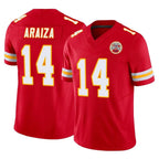 BIPIHUC KC.Chiefs #14 Matt Araiza Player Red Limited Vapor F.U.S.E. Home Game Stitched Jerseys