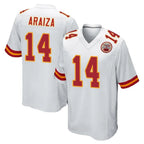 BIPIHUC KC.Chiefs #14 Matt Araiza Player White Home Game Stitched Jerseys