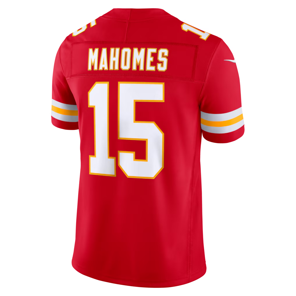 BIPIHUC KC.Chiefs #15 Patrick Mahomes Red Team Vapor F.U.S.E. Stitched Limited Jerseys
