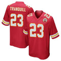 BIPIHUC KC.Chiefs #23 Drue Tranquill Player Red Home Game Stitched Jerseys
