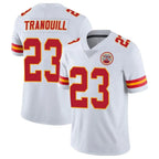 BIPIHUC KC.Chiefs #23 Drue Tranquill Player White Limited Vapor Untouchable Home Game Stitched Jerseys