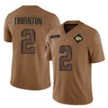 BIPIHUC KC.Chiefs #2 Tyquan Thornton Player Brown Salute To Service Limited Stitched Jerseys