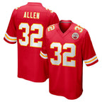 BIPIHUC KC.Chiefs #32 Marcus Allen Player Red Home Game Stitched Jerseys