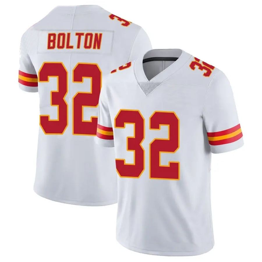 BIPIHUC KC.Chiefs #32 Nick Bolton Player White Vapor Limited Stitched Jerseys