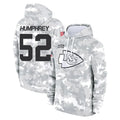 BIPIHUC KC.Chiefs #52 Creed Humphrey Player Arctic Camo Salute to Service Hoodies Limited Game Stitched Jerseys