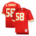 BIPIHUC KC.Chiefs #58 Derrick Thomas Player Red Mitchell & Ness 1994 Throwback Retired Stitched Jerseys