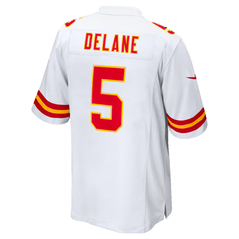 BIPIHUC KC.Chiefs #5 Mansoor Delane White Game Stitched Jerseys