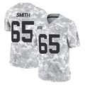 BIPIHUC KC.Chiefs #65 Trey Smith Player Arctic Camo Salute To Service Limited Game Stitched Jerseys