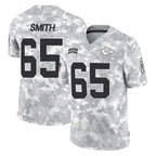 BIPIHUC KC.Chiefs #65 Trey Smith Player Arctic Camo Salute To Service Limited Game Stitched Jerseys