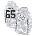 BIPIHUC KC.Chiefs #65 Trey Smith Player Arctic Camo Salute to Service Hoodies Limited Game Stitched Jerseys