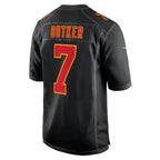 BIPIHUC KC.Chiefs #7 Harrison Butker Player Carbon Black Fashion Game Stitched Jerseys