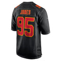 BIPIHUC KC.Chiefs #95 Chris Jones Player Black Fashion Game Stitched Jerseys