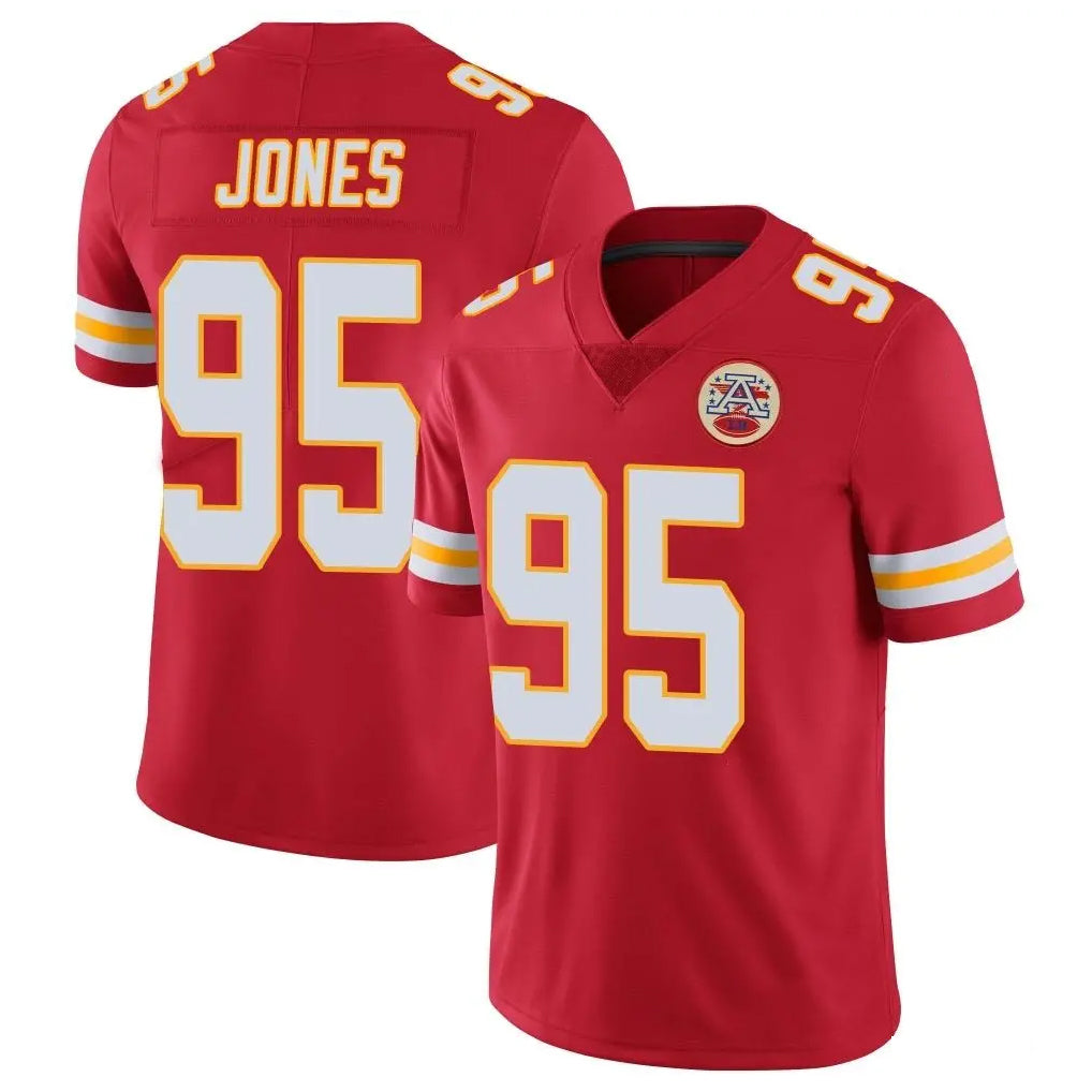 BIPIHUC KC.Chiefs #95 Chris Jones Player Red Limited Vapor Untouchable Home Game Stitched Jerseys