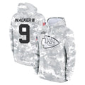 BIPIHUC KC.Chiefs #9 Kenneth Walker III Player Arctic Camo Salute to Service Hoodies Limited Game Stitched Jerseys