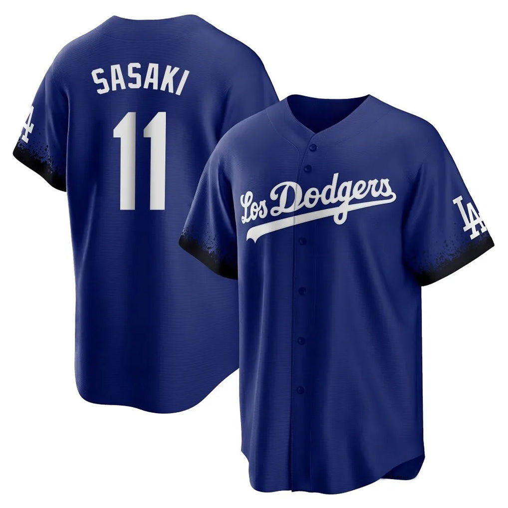 BIPIHUC LA.Dodgers #11 Roki Sasaki Player Royal City Connect Home Game Stitched Jerseys