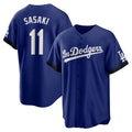 BIPIHUC LA.Dodgers #11 Roki Sasaki Player Royal City Connect Home Game Stitched Jerseys