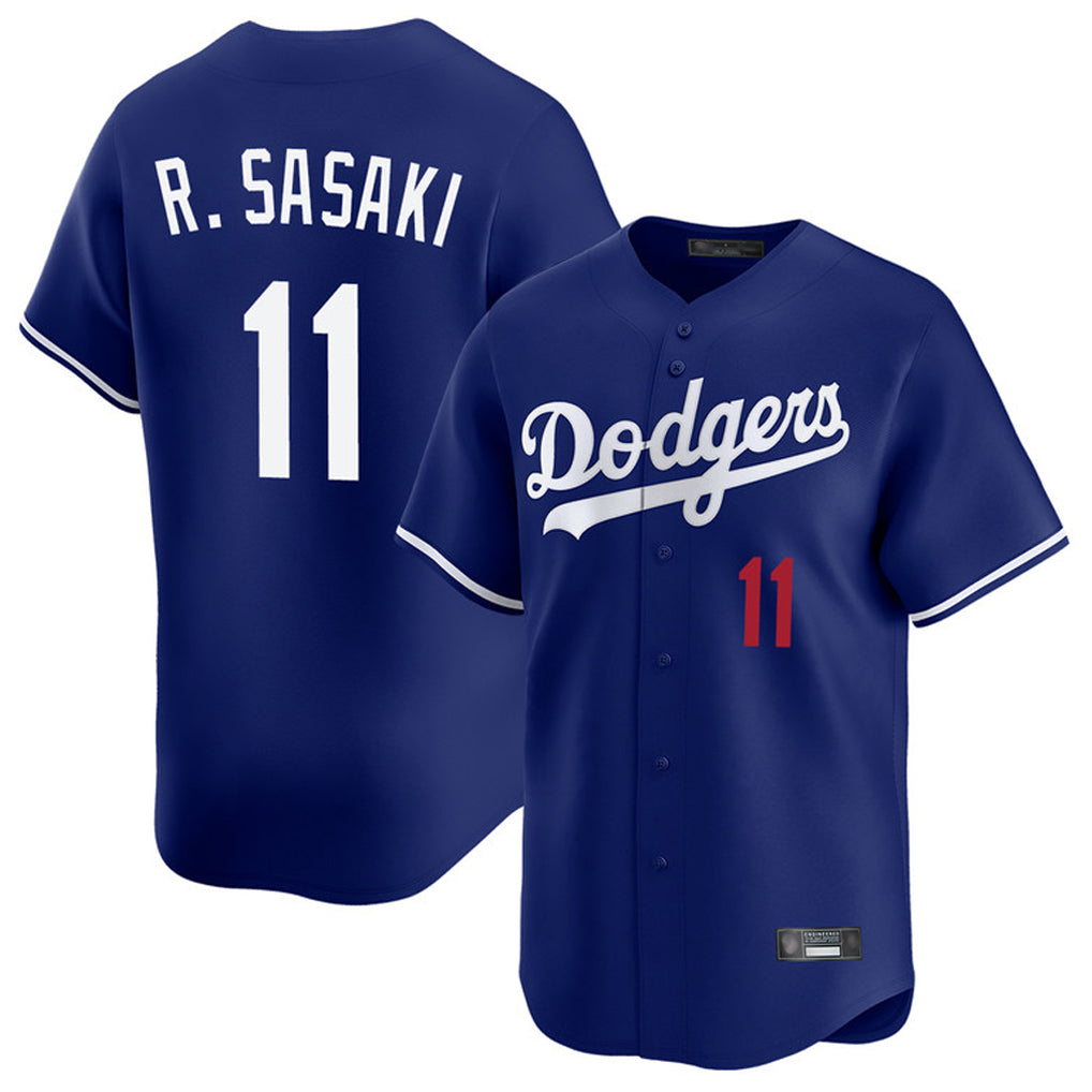BIPIHUC LA.Dodgers #11 Roki Sasaki Player Royal Limited Home Stitched Jerseys