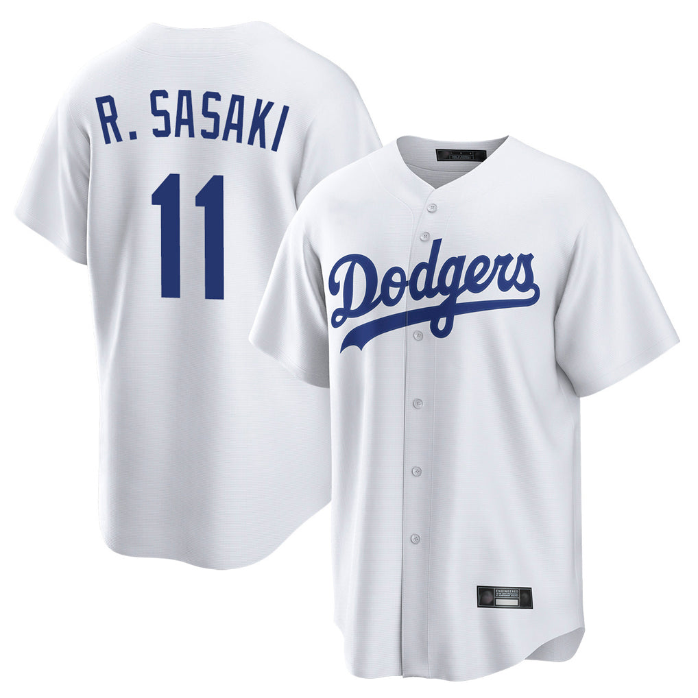 BIPIHUC LA.Dodgers #11 Roki Sasaki Player White Game Home Stitched Jerseys