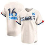 BIPIHUC LA.Dodgers #16 Will Smith Player Cream City Connect Limited Home Stitched Jerseys