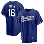 BIPIHUC LA.Dodgers #16 Will Smith Player Royal Game Stitched Jerseys