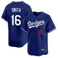 BIPIHUC LA.Dodgers #16 Will Smith Player Royal Limited Home Stitched Jerseys