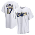 BIPIHUC LA.Dodgers #17 Shohei Ohtani Player Gold White 2026 Collection Stadium Game Stitched Jerseys